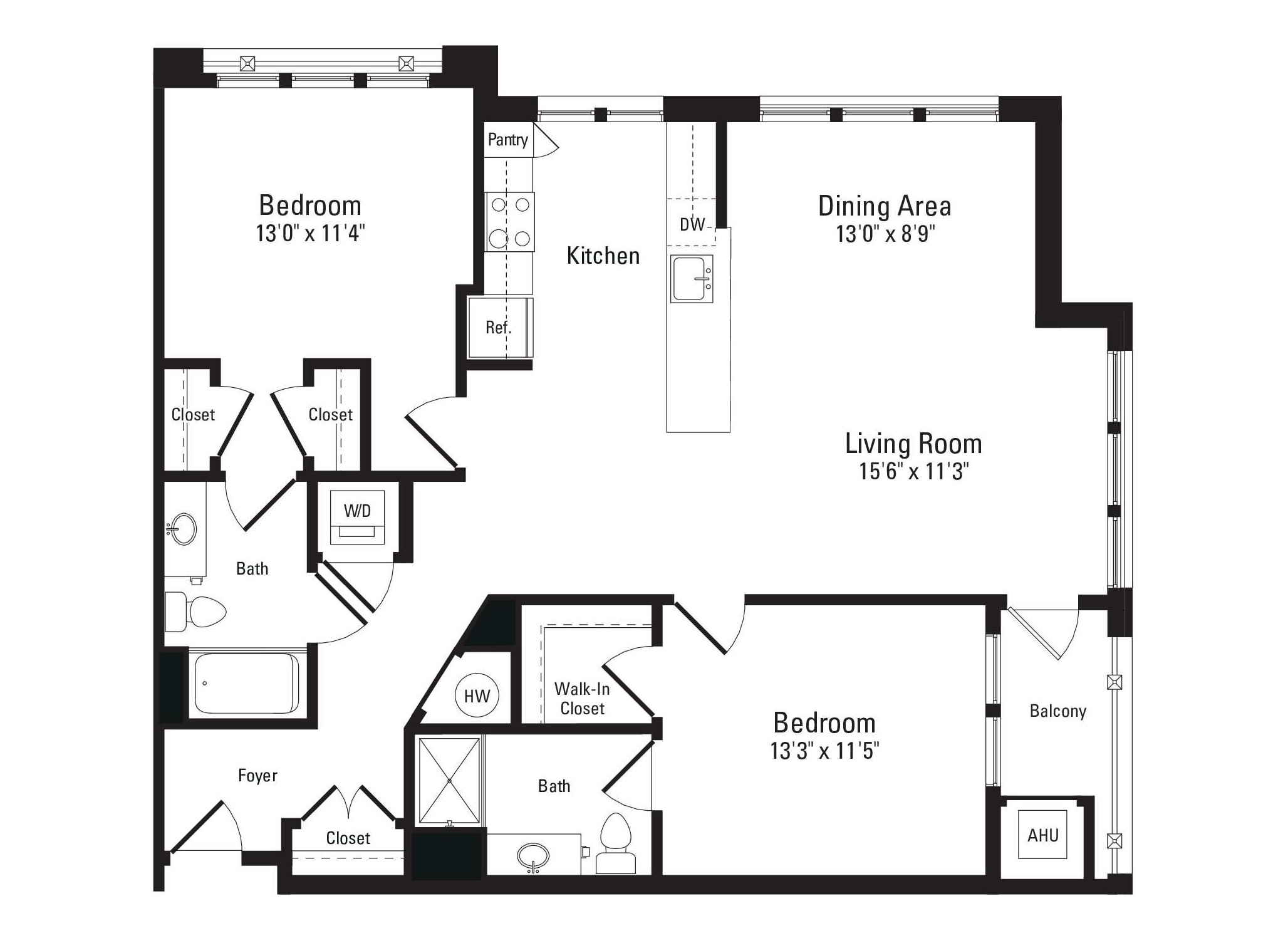 Floor Plan Image of Apartment Apt 137